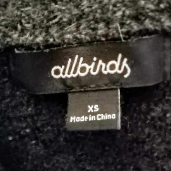 Allbirds The Cardi Charcoal Gray 100% Merino Wool Button Cardigan - Picture 3 of 4